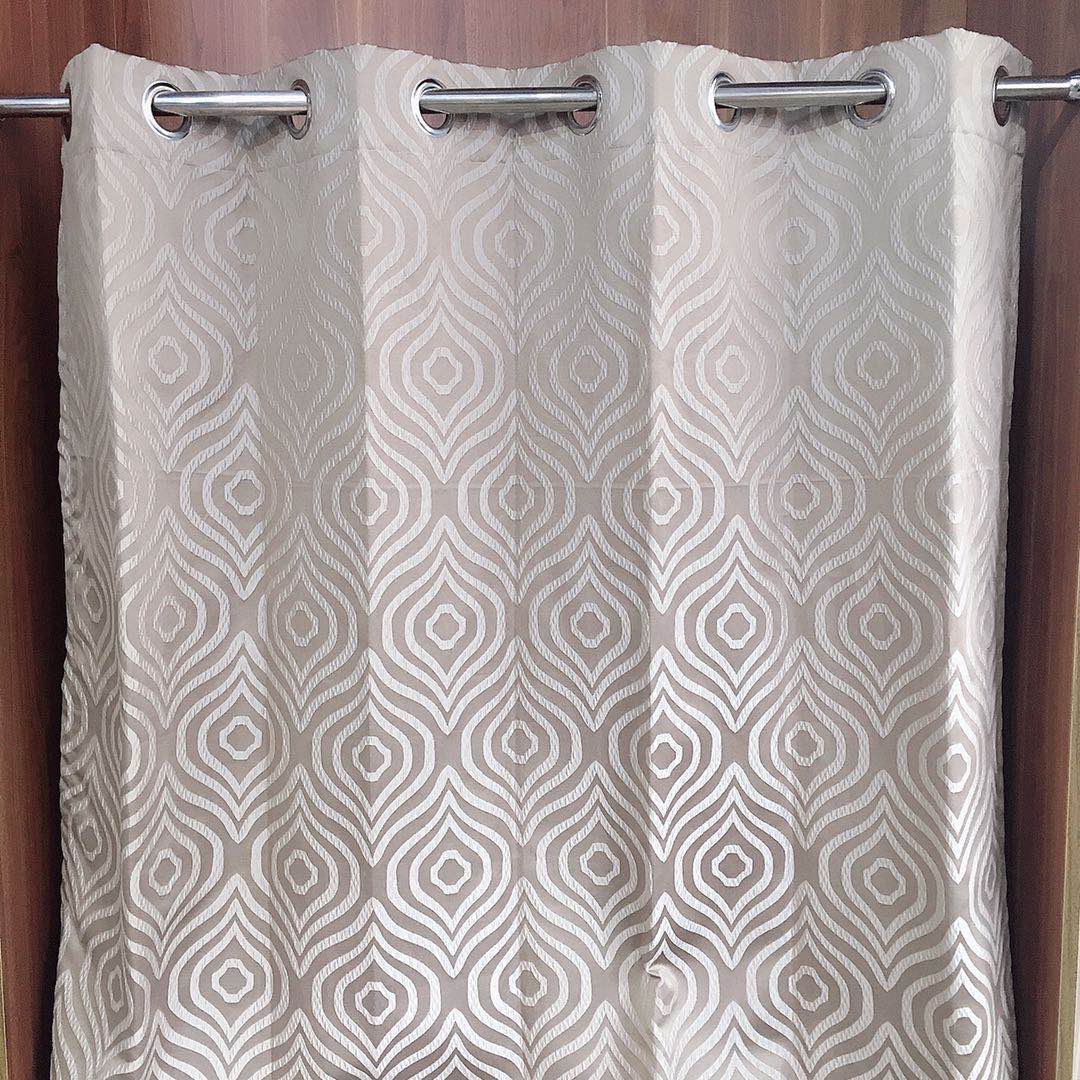 Jacquard Cutain Pair