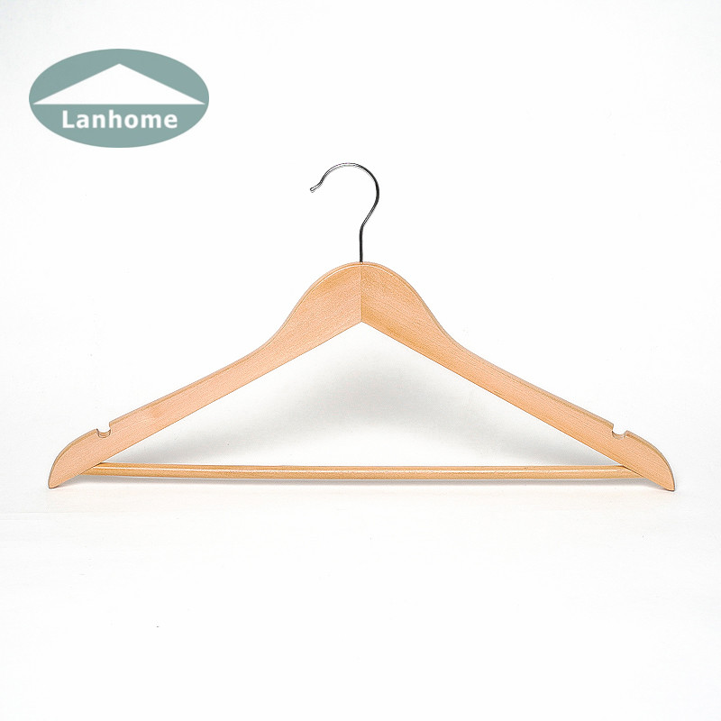 Wooden clothes hangers