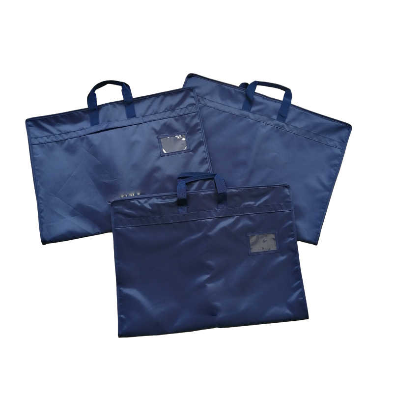 Wholesale high-quality customized navy blue three fold polyester non-woven suit set