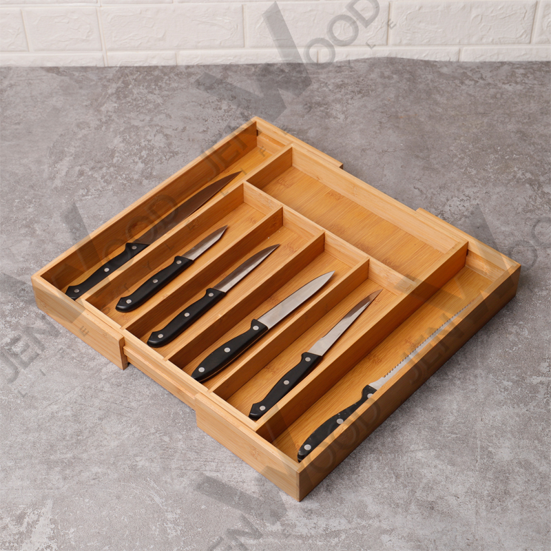Adjustable knife drawer