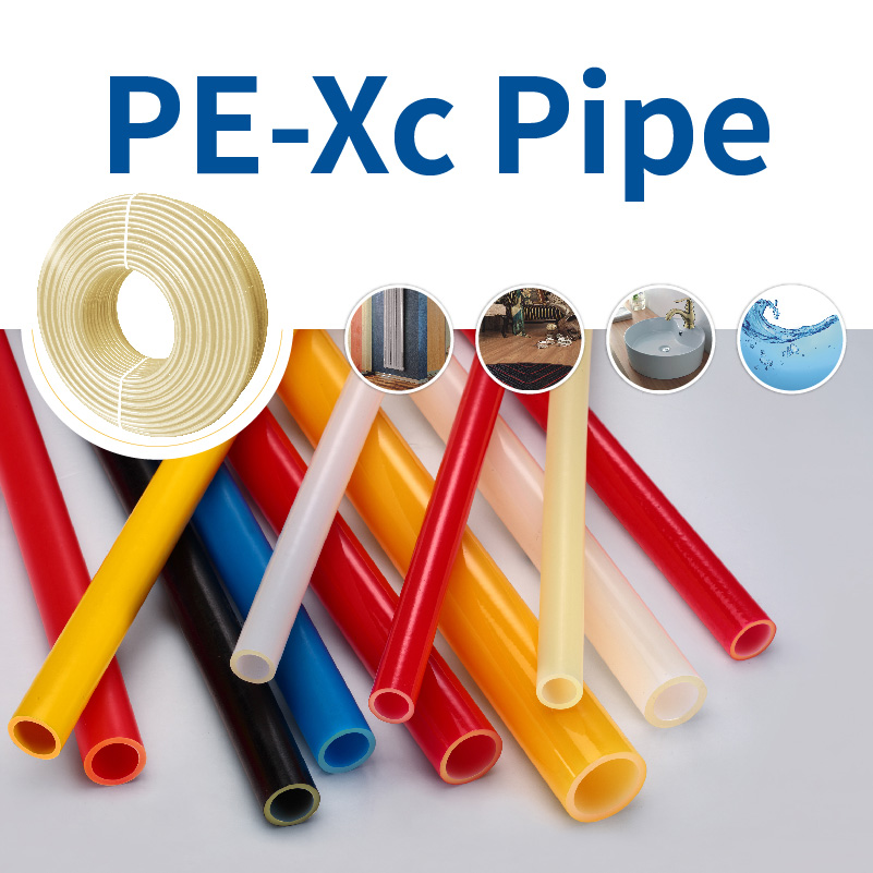 Irradiation crosslinking pipe of PE-Xc