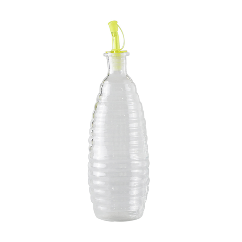 Glass oil bottle