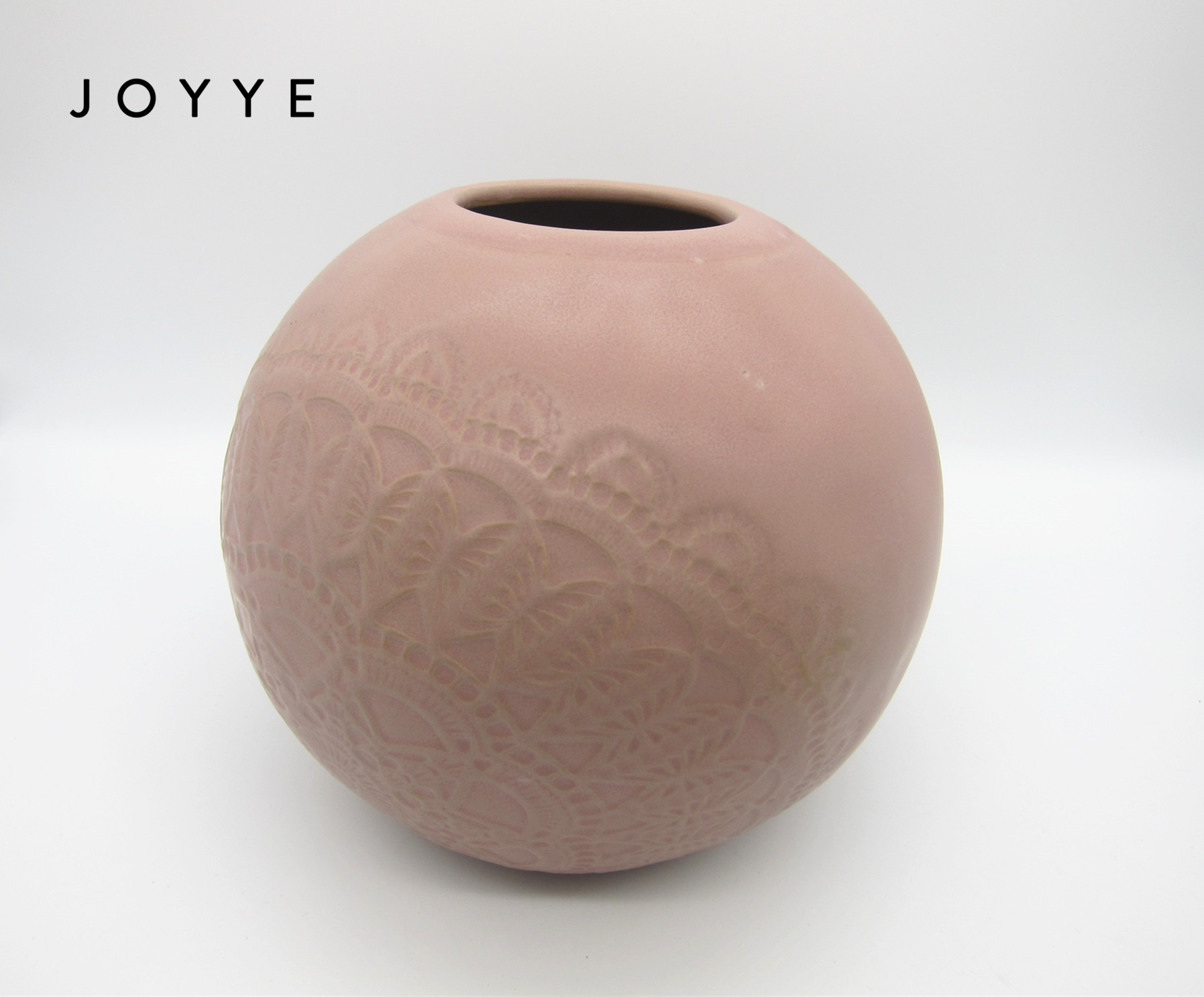 Reactive Glaze Embossed Vase