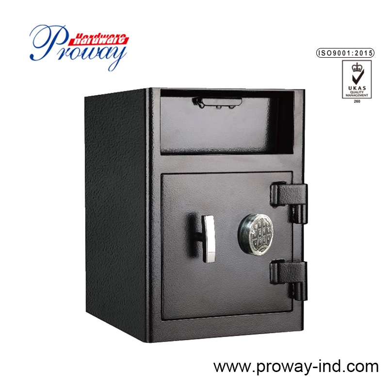 Office Home Security Cash Drop Commercial Bank Hotel Digital Electronic Money Safe Deposit Box Cabinet