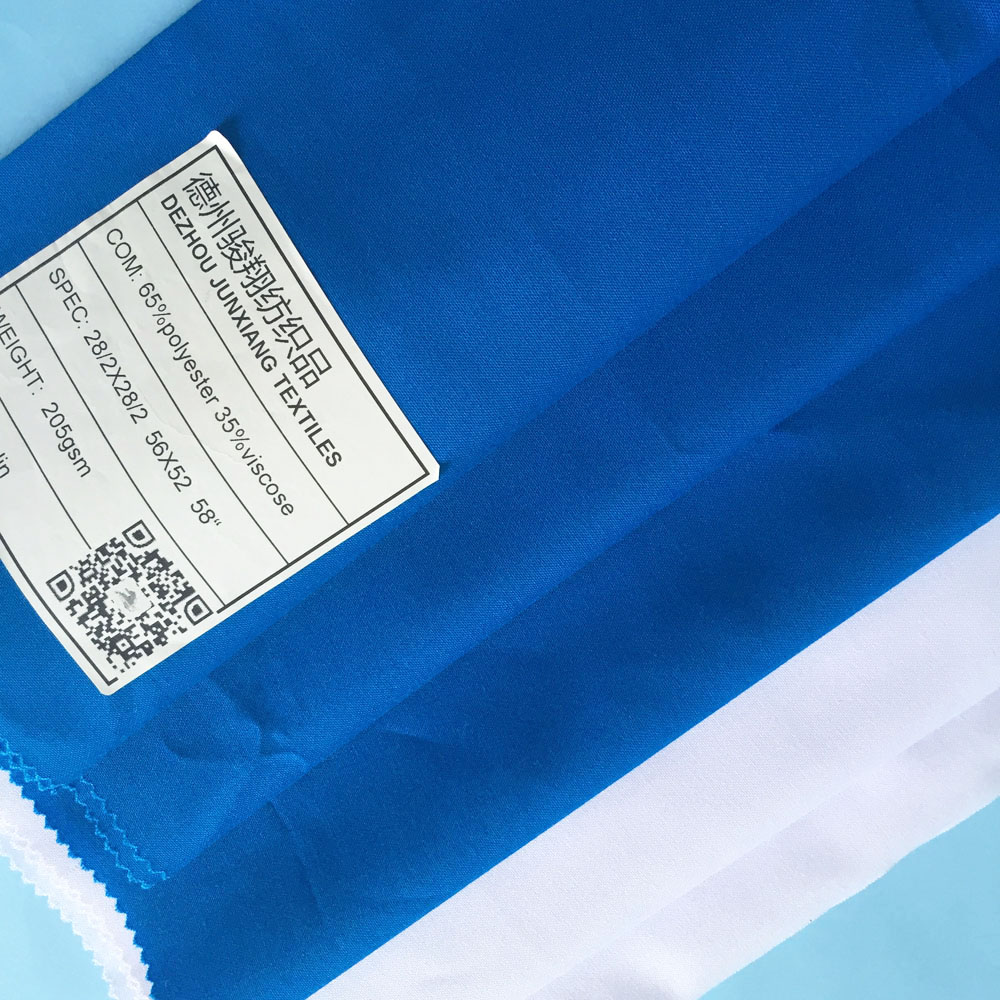 polyester viscose dye fabric