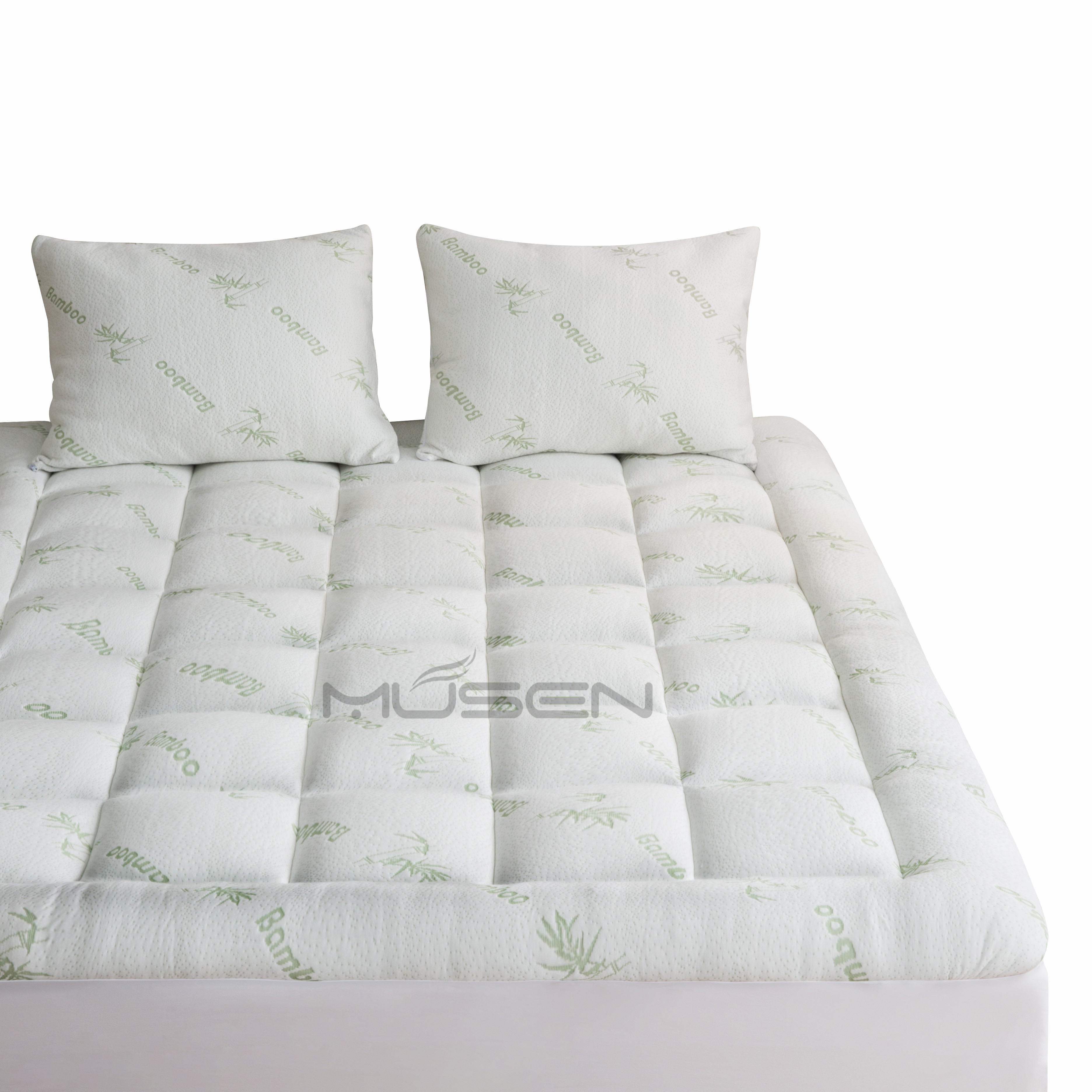 Bamboo Mattress Topper Twin Cooling Breathable Extra Plush Top Mattress Pad Rayon Cooling Ultra Soft