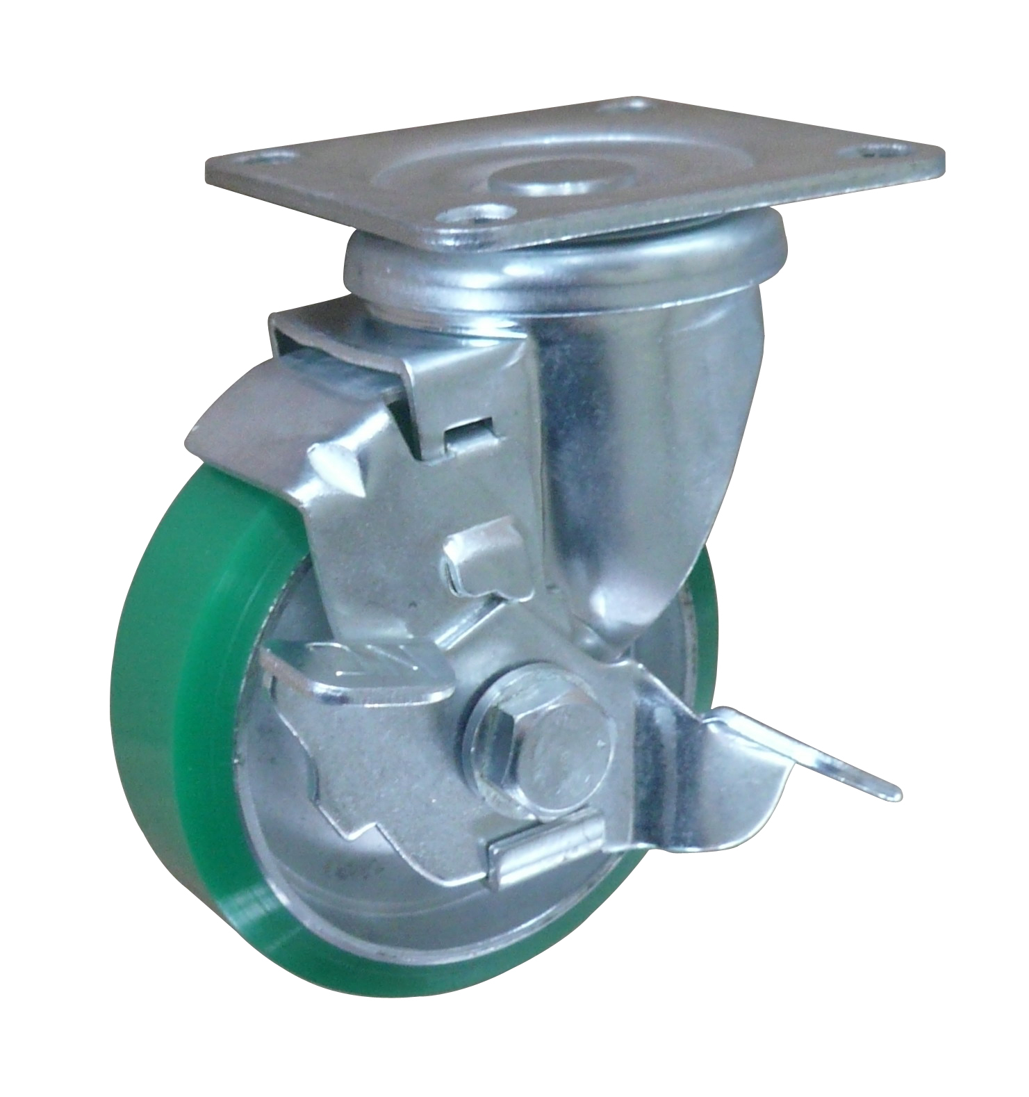 Good quality wear resisting industrial 6" trolley carts/stock carts swivel caster wheel with side brake
