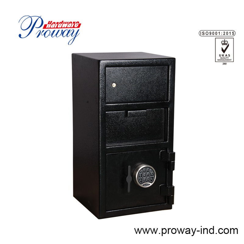 Office Home Security Cash Drop Commercial Bank Hotel Digital Electronic Money Safe Deposit Box Cabinet
