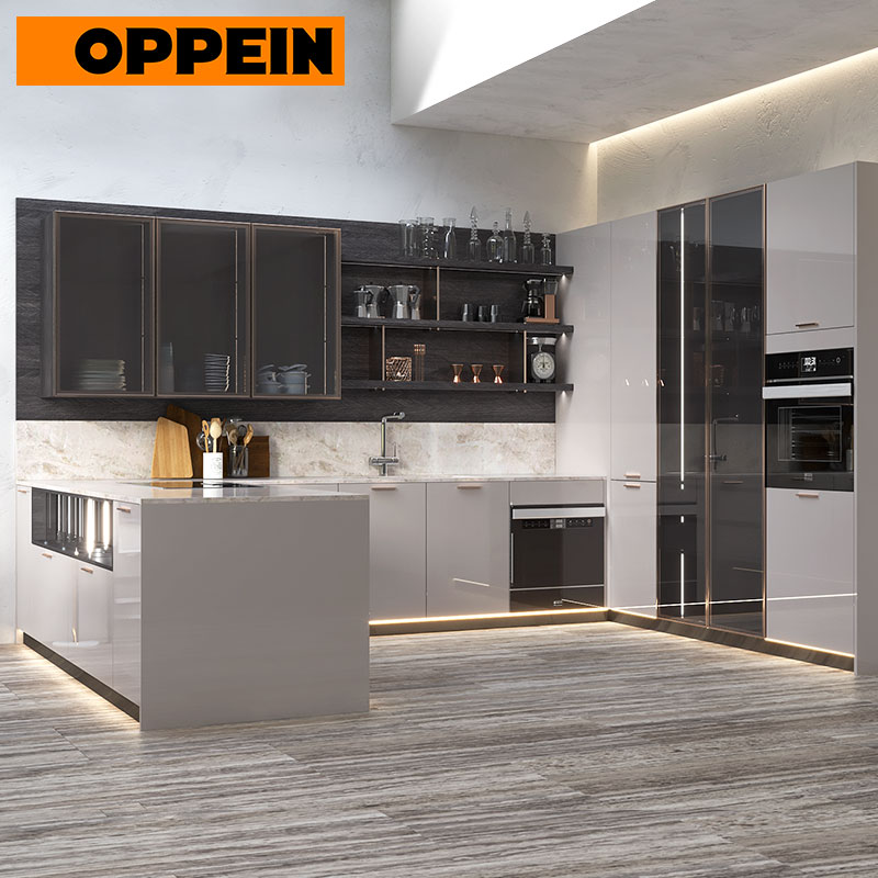 Modern kitchen，kitchen cabinet, high gloss kitchen, kitchen unit