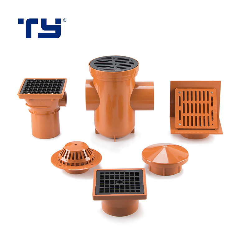 Floor Trap PVC Plastic Drainage Fittings DIN DWV Fitting