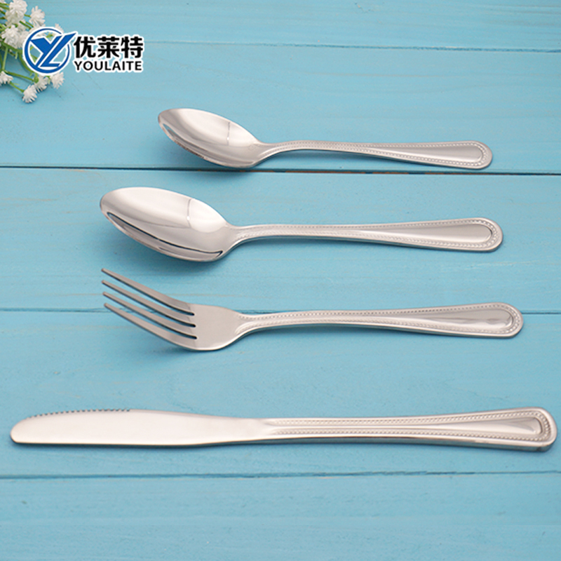 Stainless steel cutlery spoon fork knife