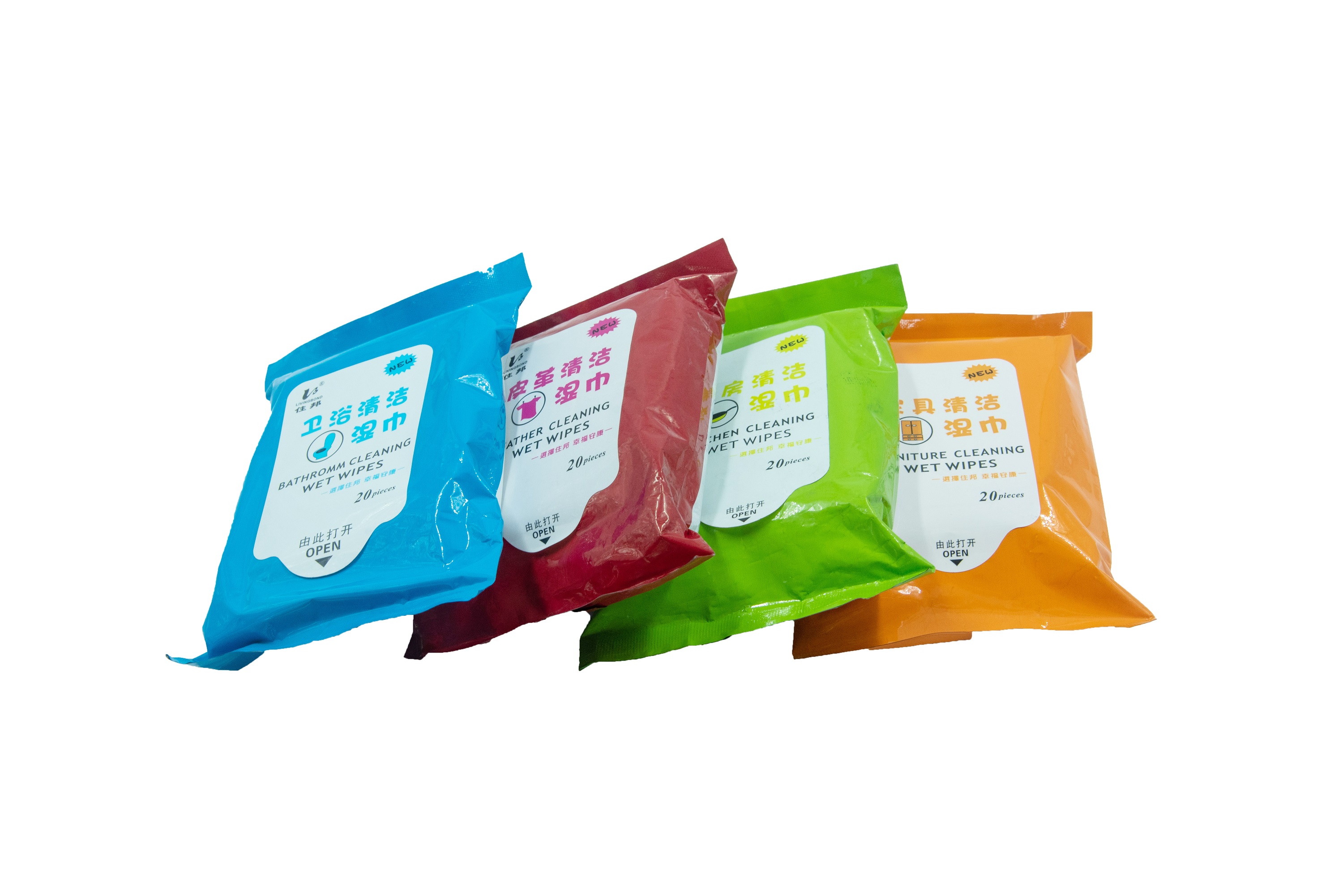 Kitchen cleaning wipes/ Bathroom cleaning wipes/ Leather cleaning wipes/ Furniture cleaning wipes