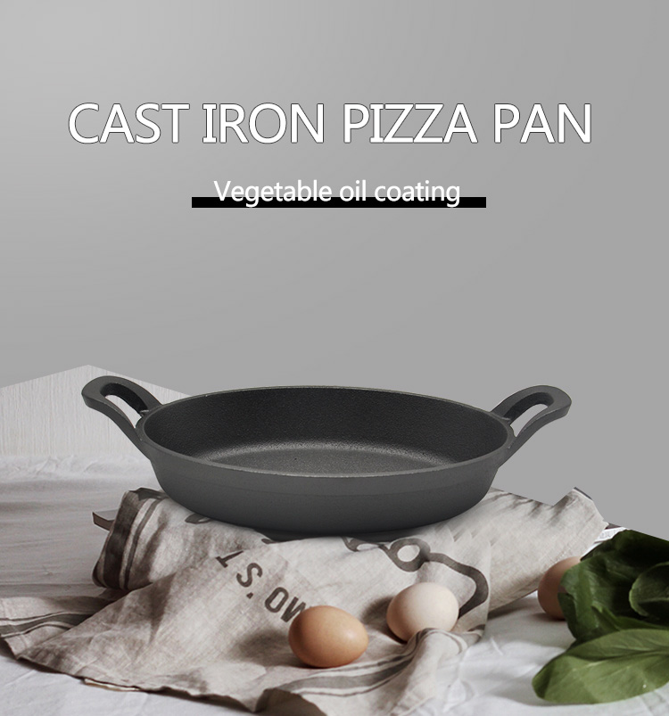 Cast iron oval gratin