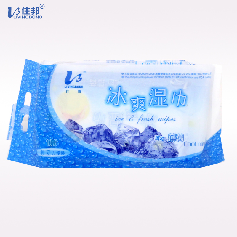 Gym wipes/ cool-feeling wipes/ sport wipes/ summer use wipes/ OEM cleaning wipes