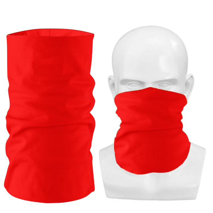 Oem windproof anti sun uv UPF50+ blank solid multicolor custom printed neck gaiter bandana