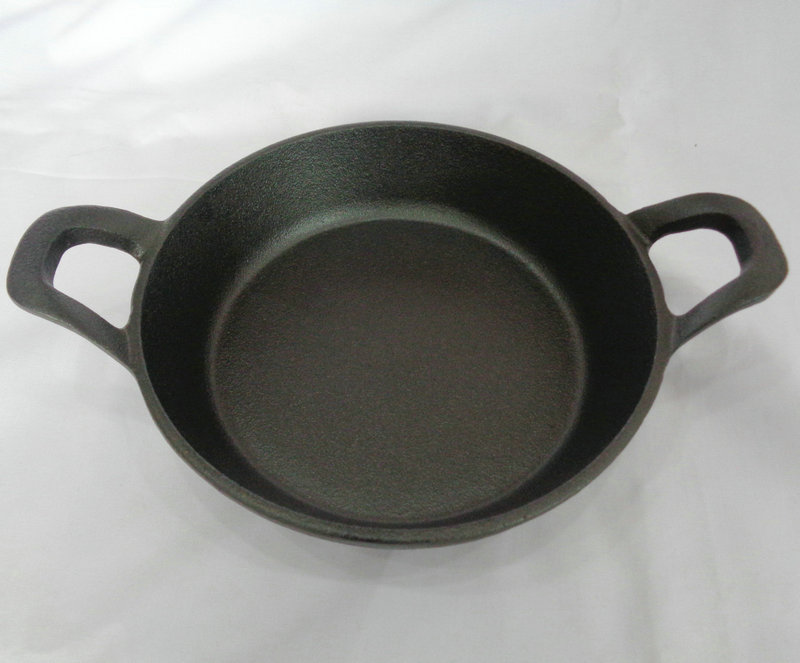 Cast iron round gratin
