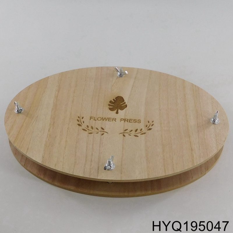 Wood flower press