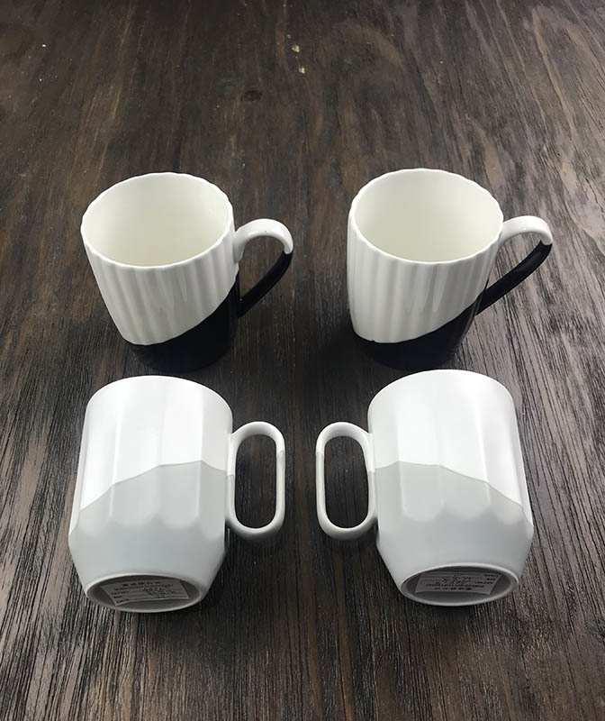 multiple glaze ceramic mug