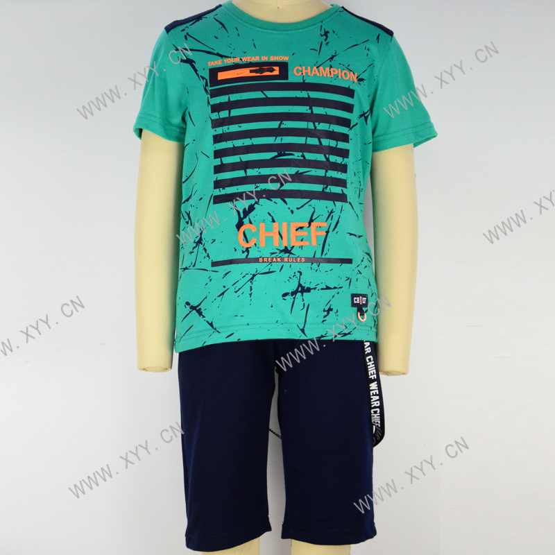 Boy's t-shirt and shorts