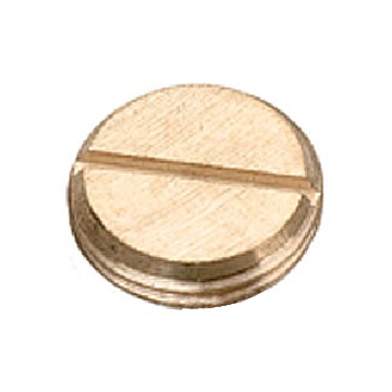 Stopping Plug-Slotted Head