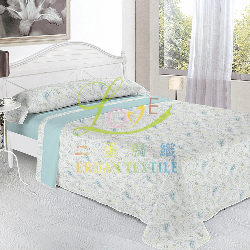 1 design 3 colors 100% polyester Home textile Printed Coral fleece Flannel Double-Sides Bedding Sets with Pillowcase
