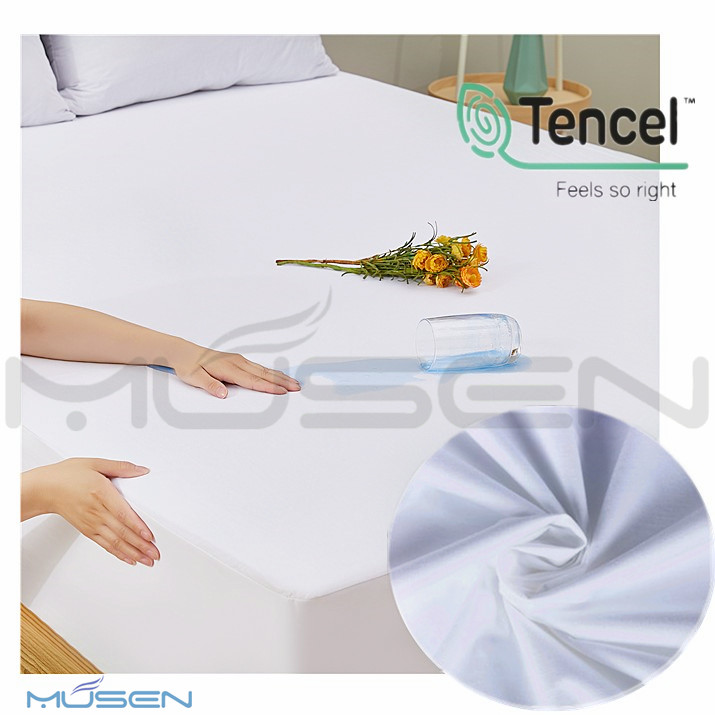 Tencel Mattress Protector – Soft and Noiseless - Waterproof and Hypoallergenic - Protect Your Mattress Against Fluids/Spills/Mites/Bed Bugs - Oeko-TEX Certified
