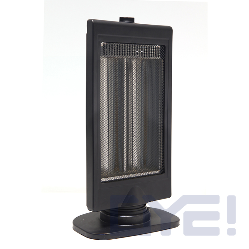 Black halogen tube heater with oscillation/800W/classic style