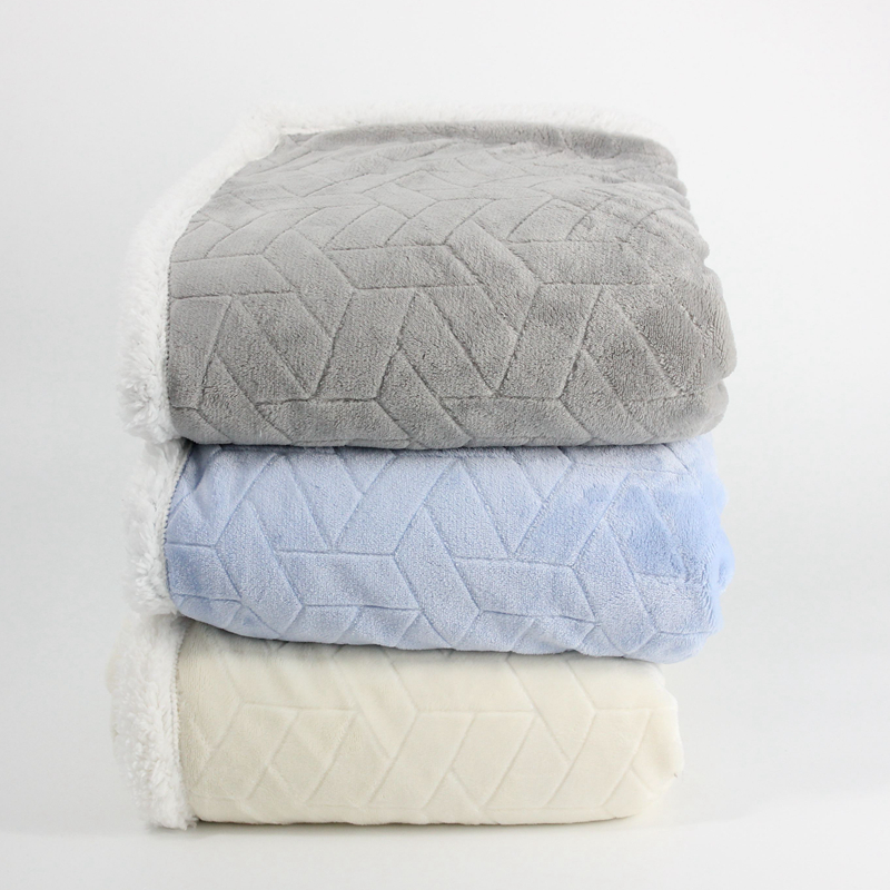 Super Sonic Flannel Fleece Sherpa Throw Blanket