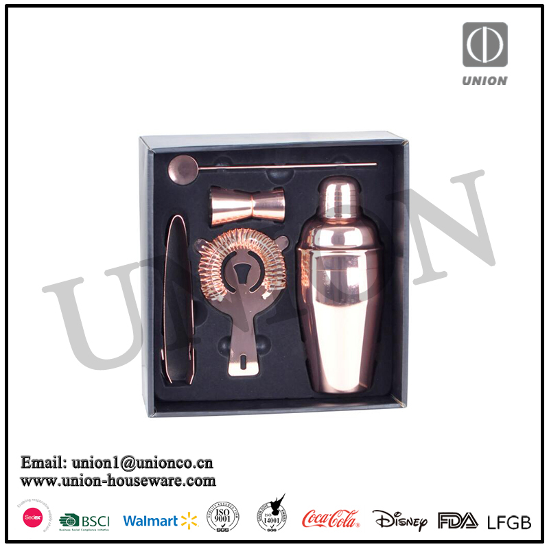 Factroy Direct Cocktail Shaker set/Copper Shaker set/Premium Bar tool set