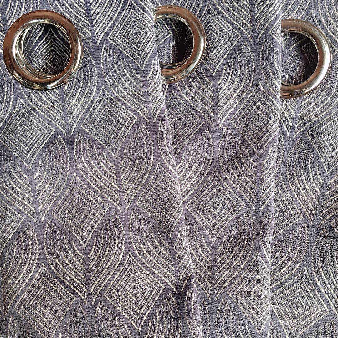 Jacquard Cutain Pair