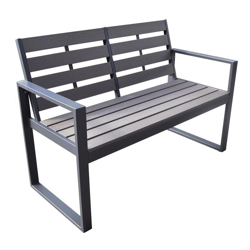 Composite Wood WPC Double Arm Chair