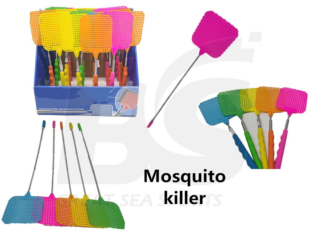 Telescopic Stainless Steel Fly Portable Swatter, Mosquito killer