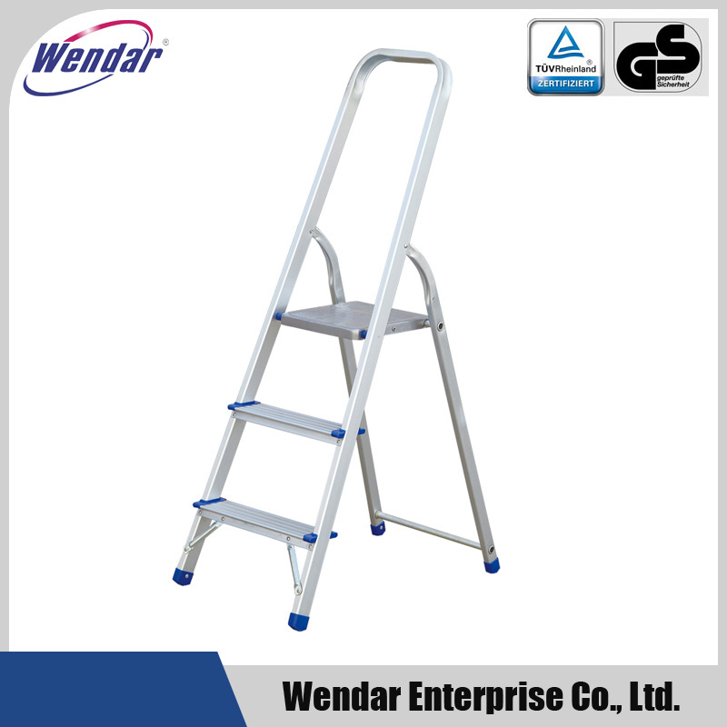3-step alumnium household ladder with GS