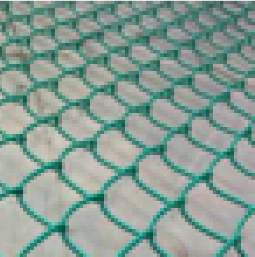 Plastic coated Chain link fence, rhombic fence