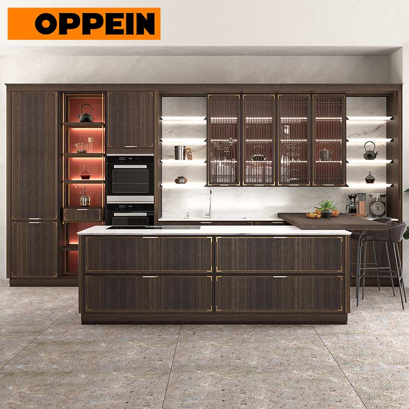 Solid Wood Kitchen Cabinet Tangfu