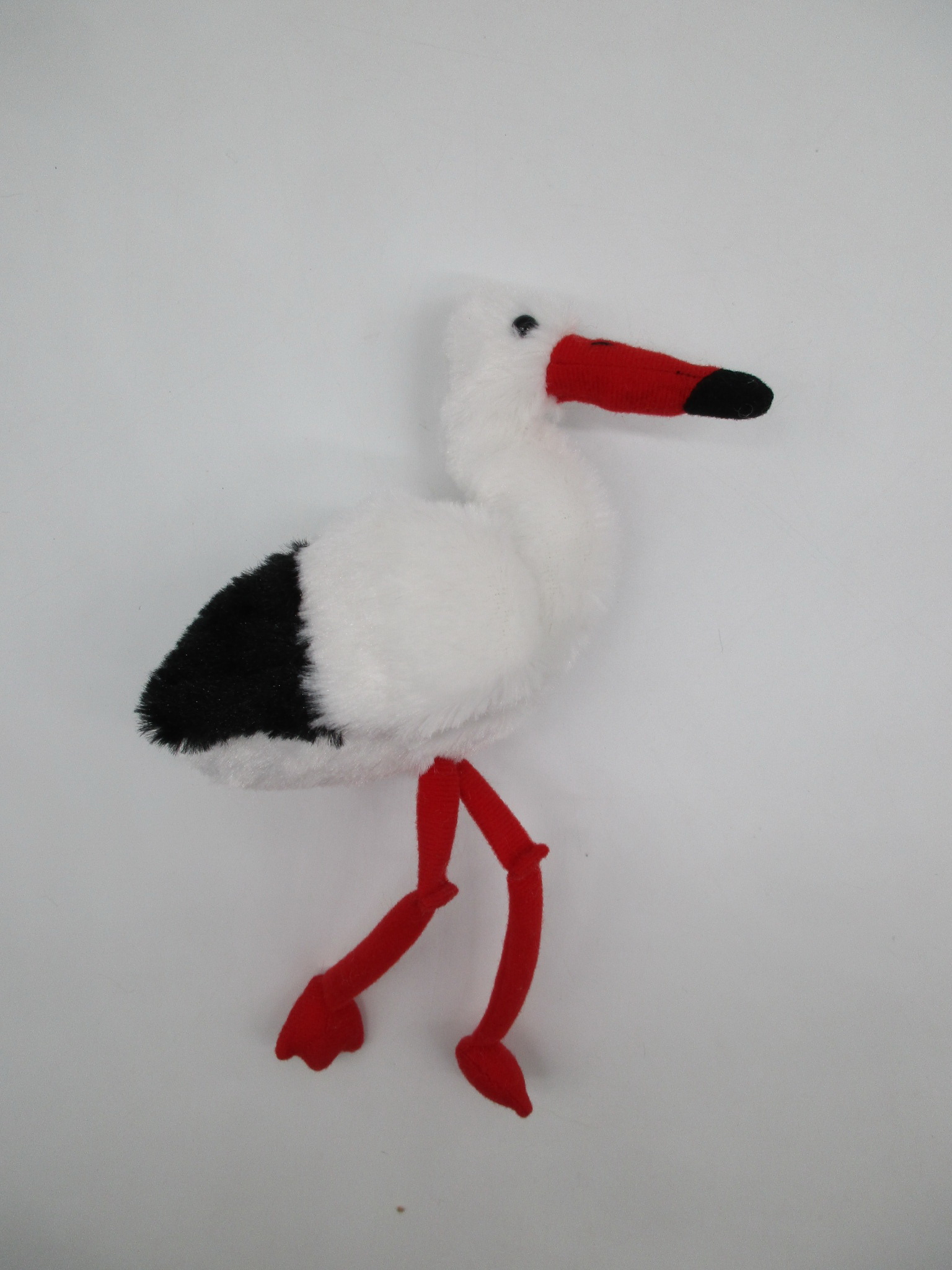 Plush cute crane toy