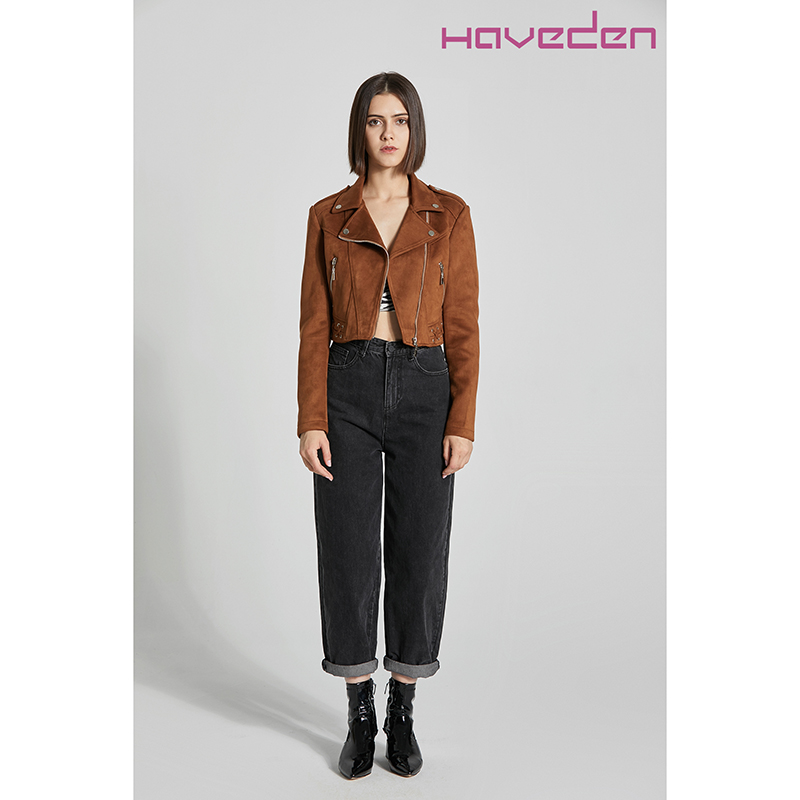 Ladies' Short Suede Jacket