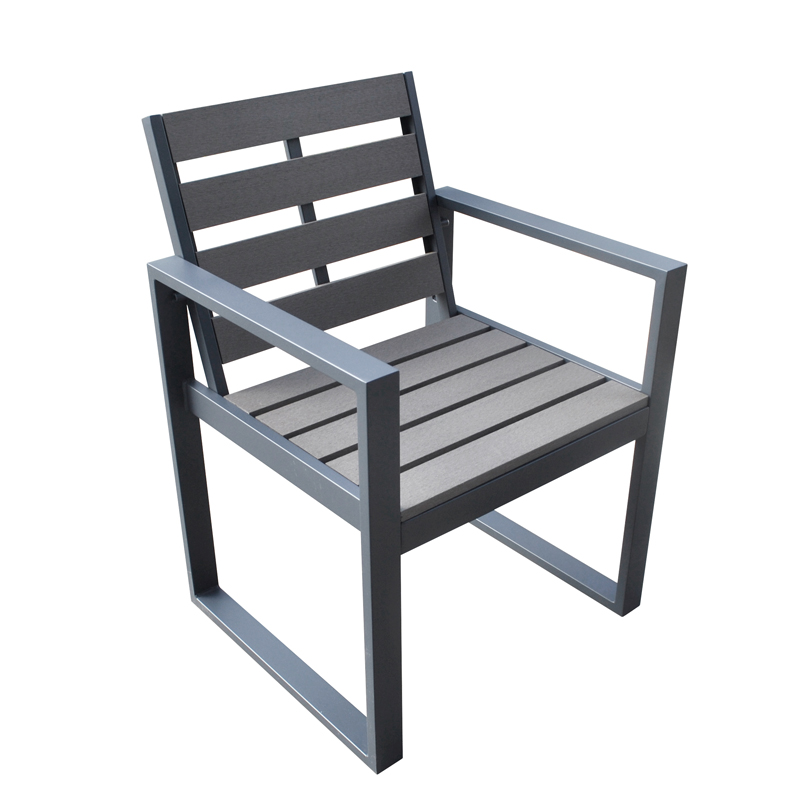 Composite Wood WPC Single Arm Chair