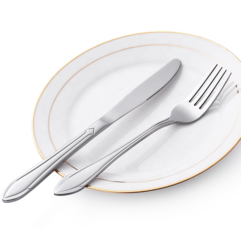 Factory Price Food Grade Material Simple Design Stainless Steel Cutlery Set