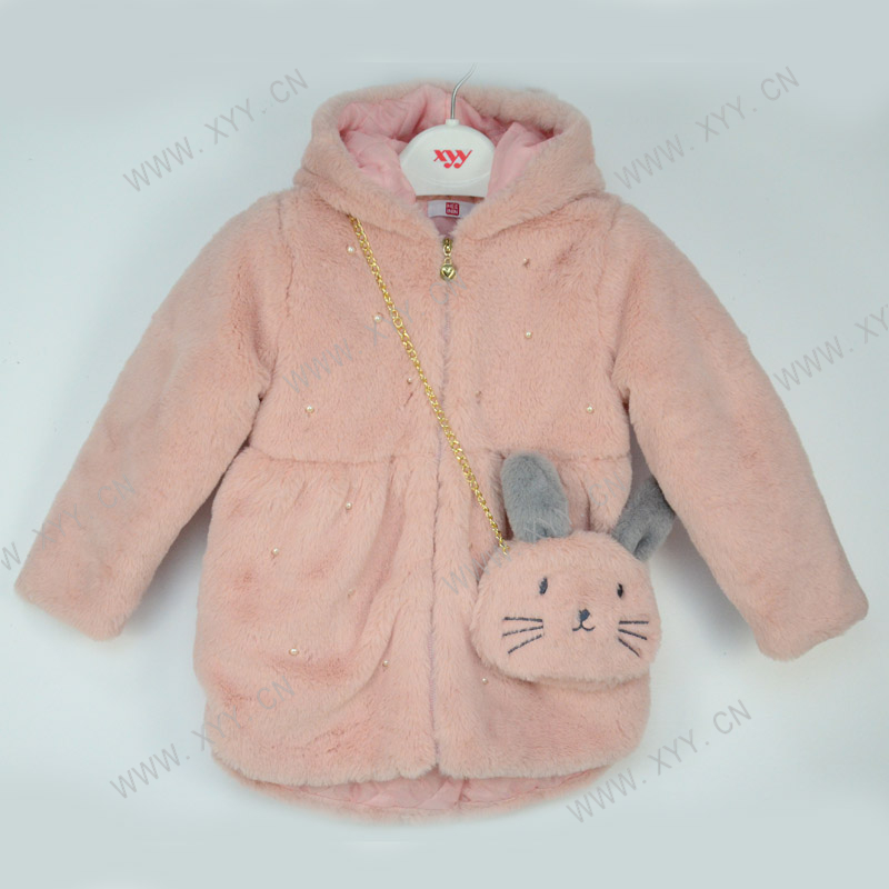 Girl's fur outerwear