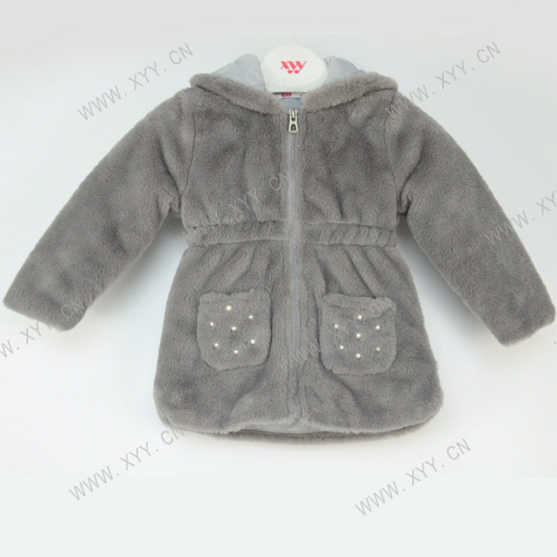 Girl's fur outerwear