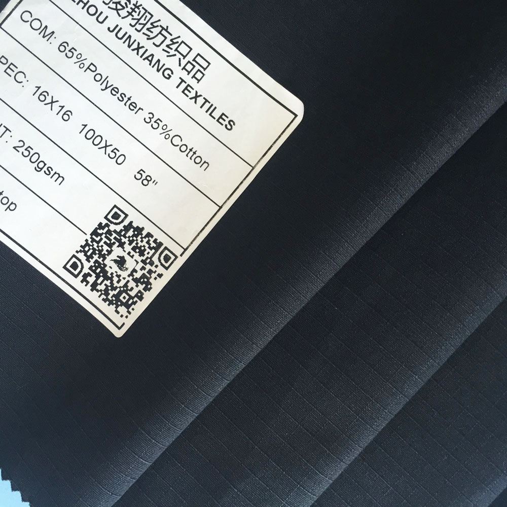 T/c rip stop work wear fabric