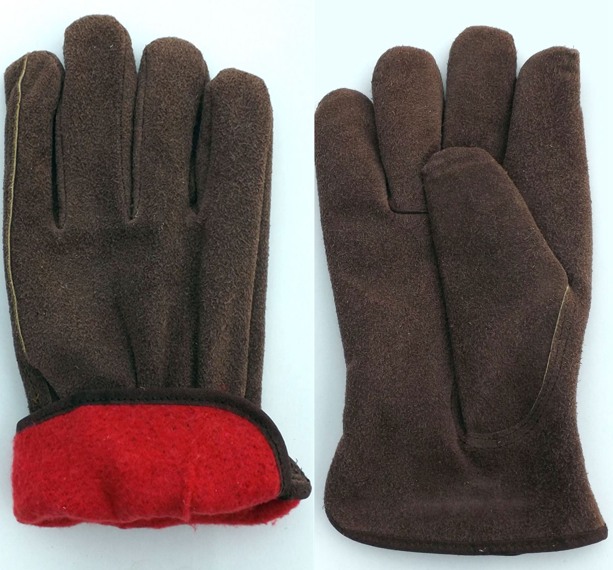 Cowhide split leather driver glove
