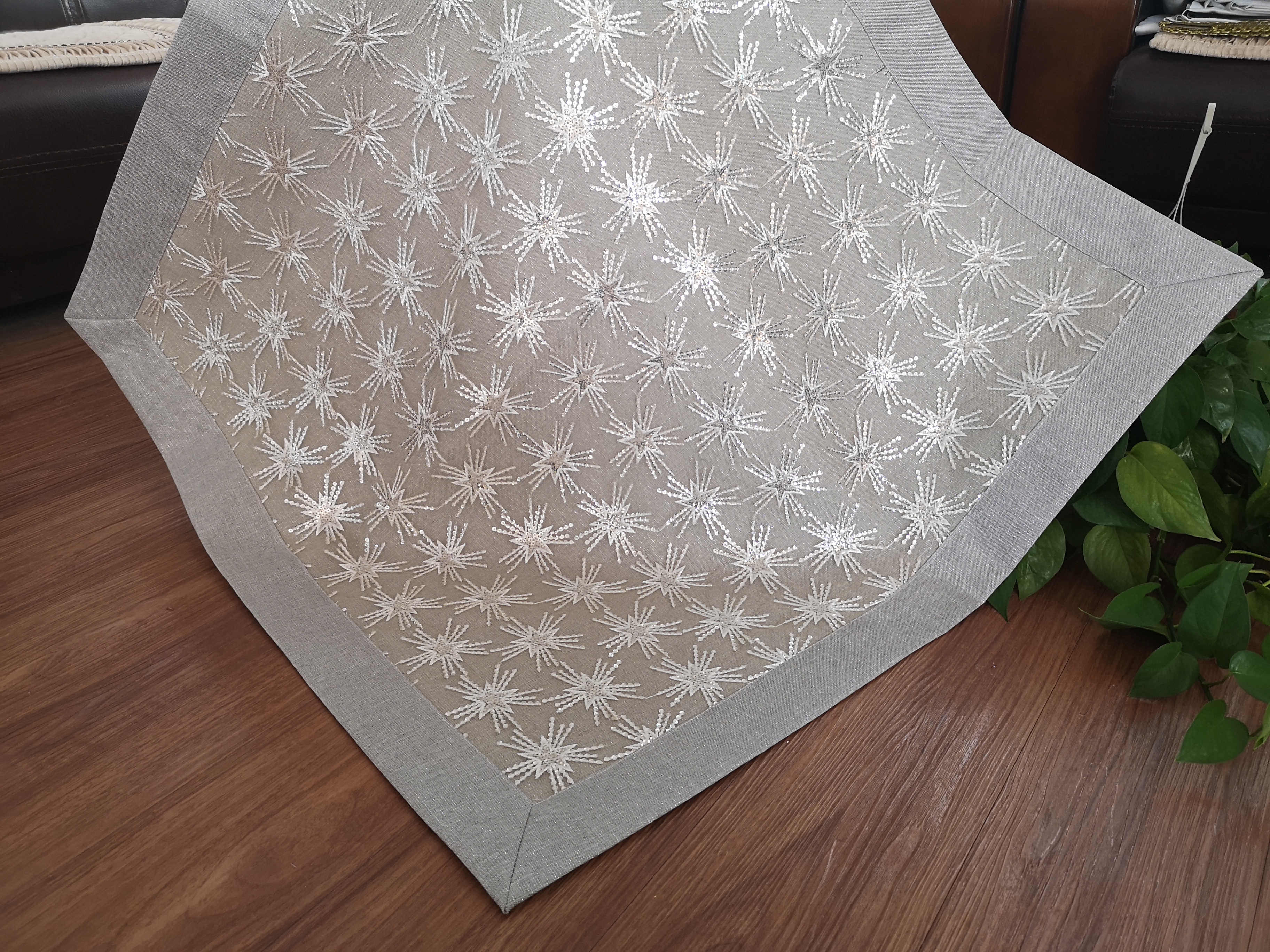 lace table cloth from factory/Hailande