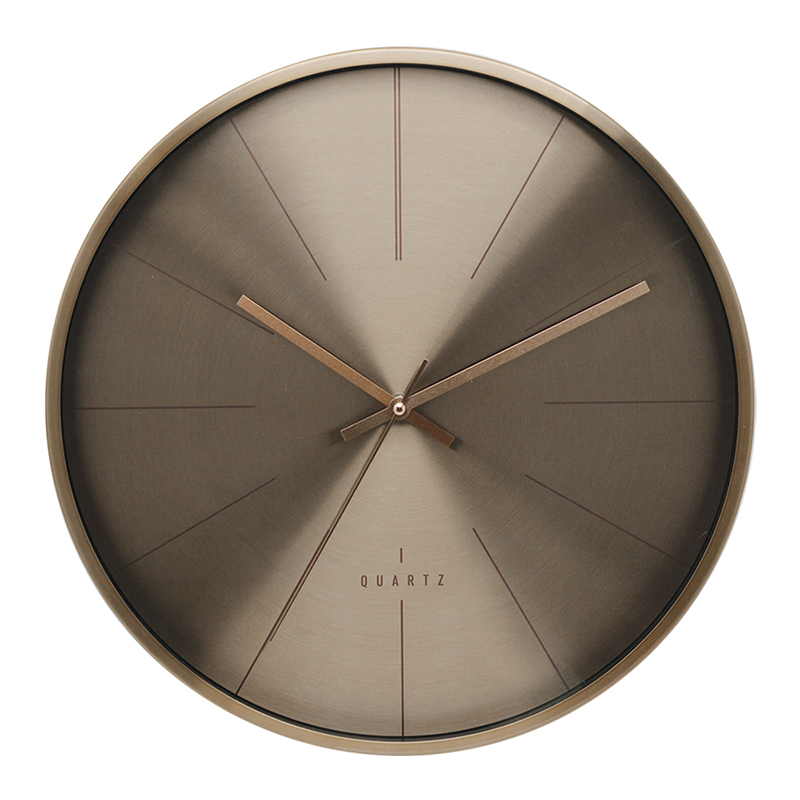 Metal wall clock