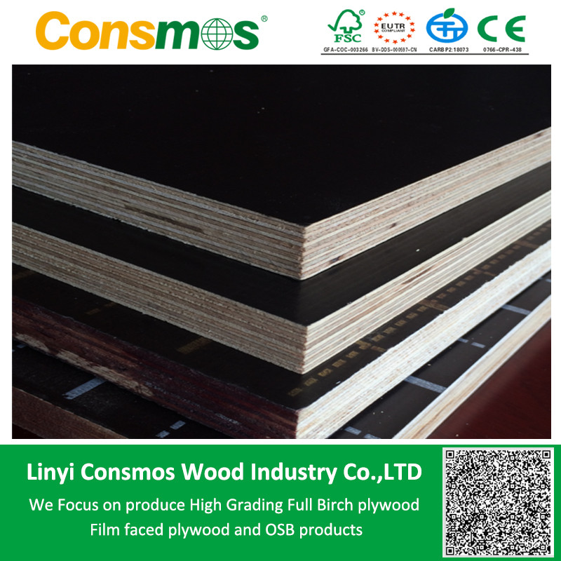 18mm Film Faced Plywood Phenolic board Phenolic Triplay