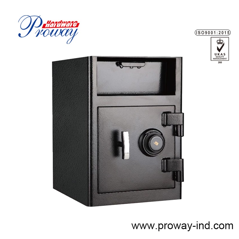 Office Home Security Cash Drop Commercial Bank Hotel Digital Electronic Money Safe Deposit Box Cabinet