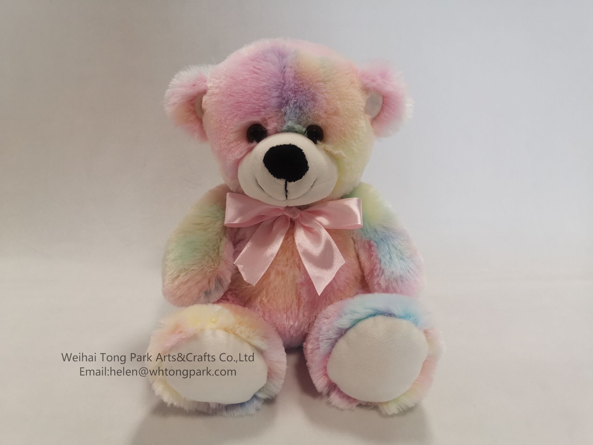 Plush Toys-22cm colorful bear