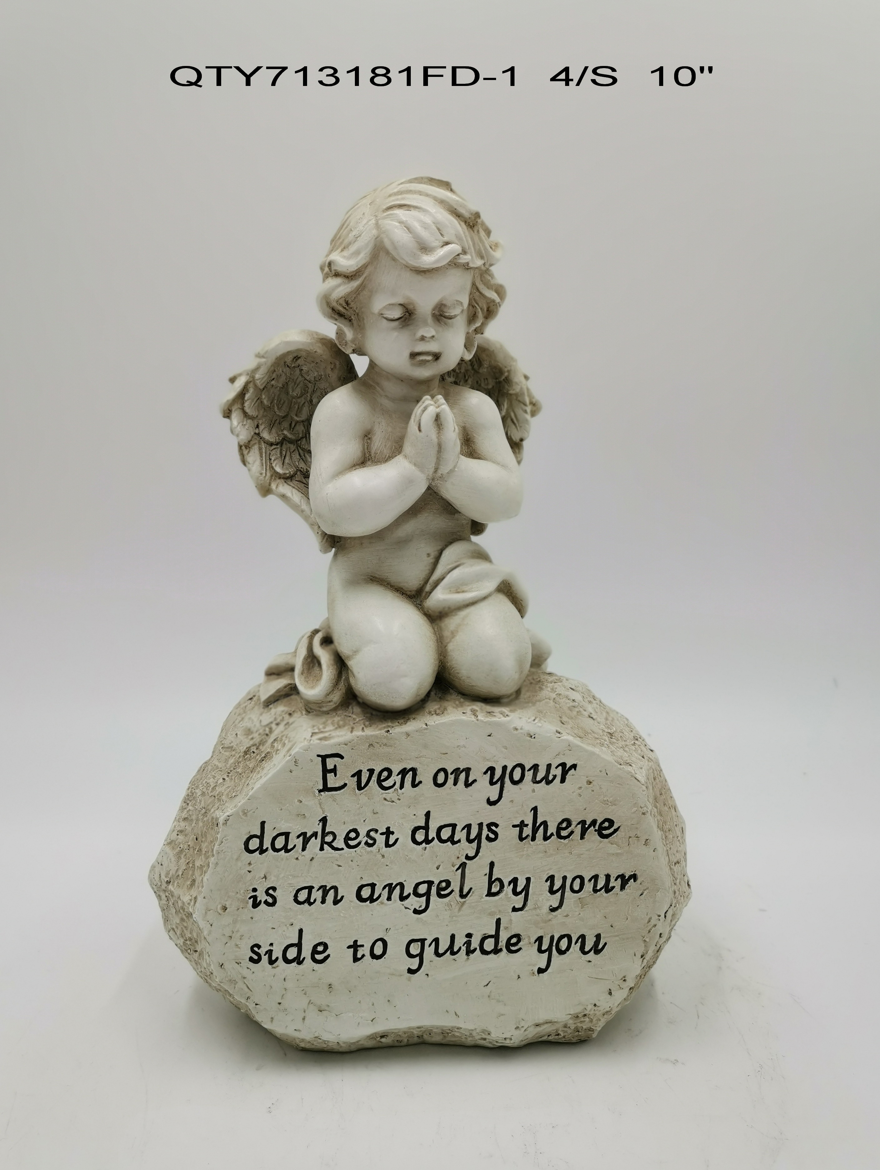 Garden decorations the cemetery Angel