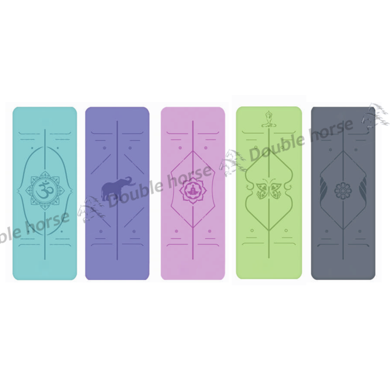 Rubber yoga mat